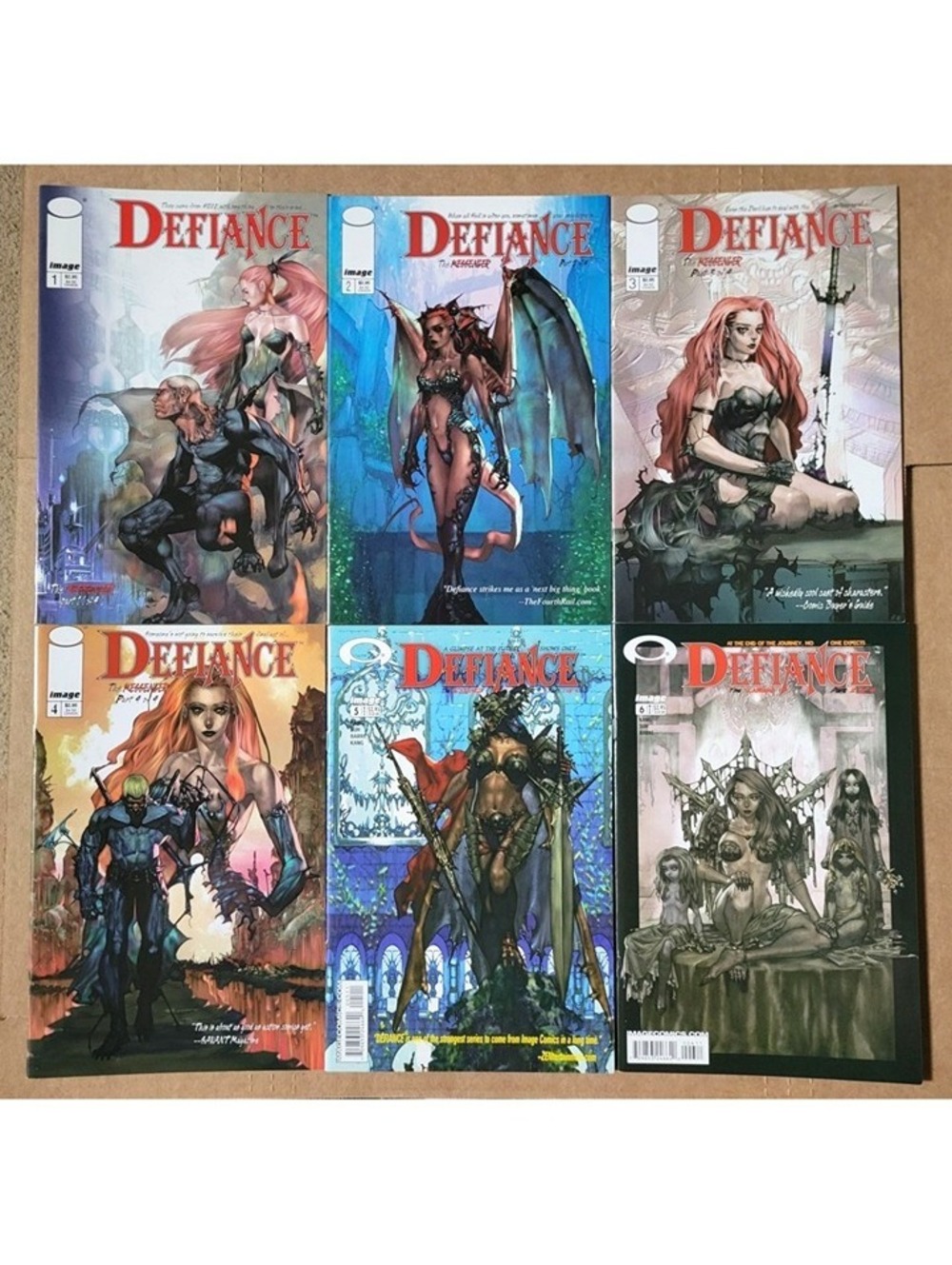 Defiance 1-6 (2002) Image Comics Lot VF/NM *LOOK*